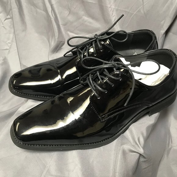 Vance Men\'s Black Patent Leather Dress Shoes main image 5